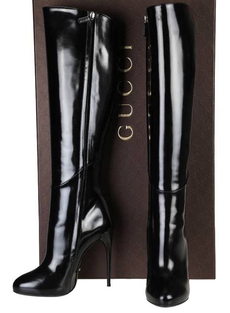 gucci high heels schwarz|gucci high heels boots.